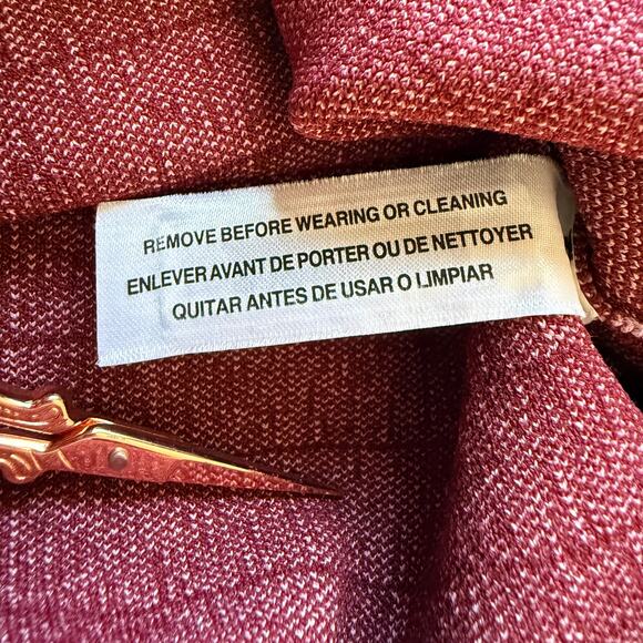 MICHAEL Michael Kors XS NWOT MK Logo Jacquard Merlot Pencil Skirt Sporty Chic - Picture 9 of 11